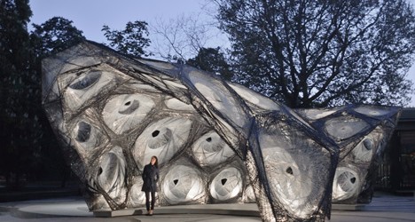 [Reference] University of Stuttgart unveils woven pavilion based on beetle shells #ArtTuesday